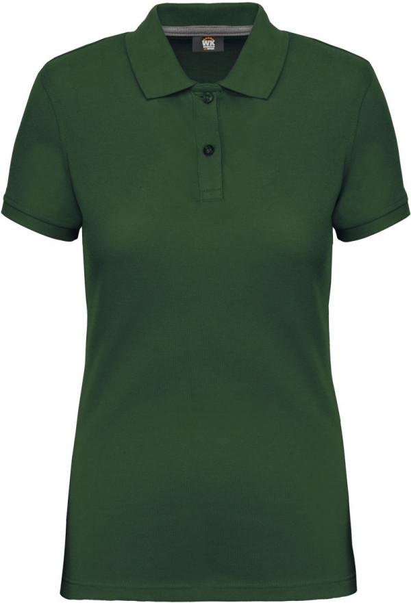 Arbeits-Piqué-Poloshirt für Damen aus schwerer Baumwolle