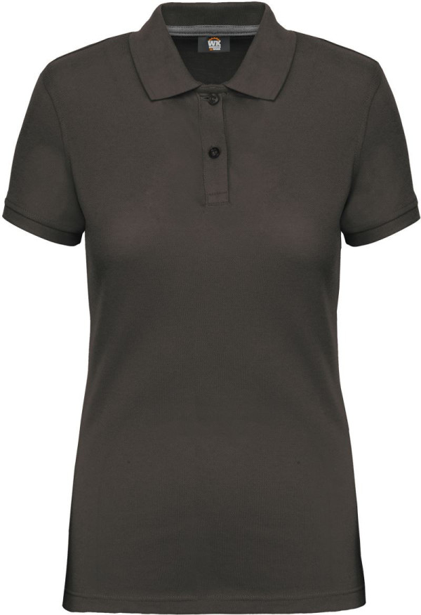 Arbeits-Piqué-Poloshirt für Damen aus schwerer Baumwolle
