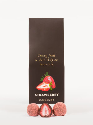 Erdbeere in dunkler Schokolade 80 g - Reklamnepredmety