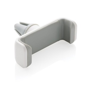 Acar 360° Auto-Handyhalterung aus RCS recyceltem Kunststoff, weiß - Reklamnepredmety