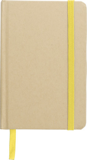 Linkovaný zápisník A6 z recykovaného papíru - Reklamnepredmety