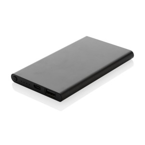 4.000mAh Type-C Powerbank aus RCS recyeltem ABS & Aluminium, blau - Reklamnepredmety