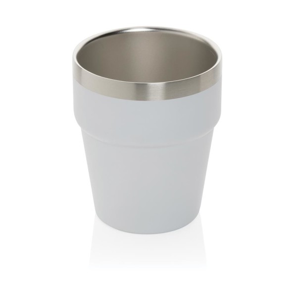 Clark Doppelwandige RCS Kaffeetasse 300ml, weiß