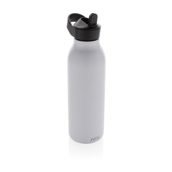 Avira Ara RCS Re-Steel Fliptop Wasserflasche 500ml, weiß