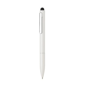 Kymi Stift mit Stylus aus RCS recyceltem Aluminum, Königsblau - Reklamnepredmety