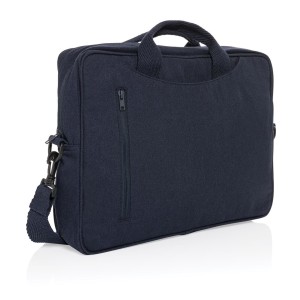Laluka AWARE™ 15.4" Laptop-Tasche aus recycelter Baumwolle, anthrazit - Reklamnepredmety