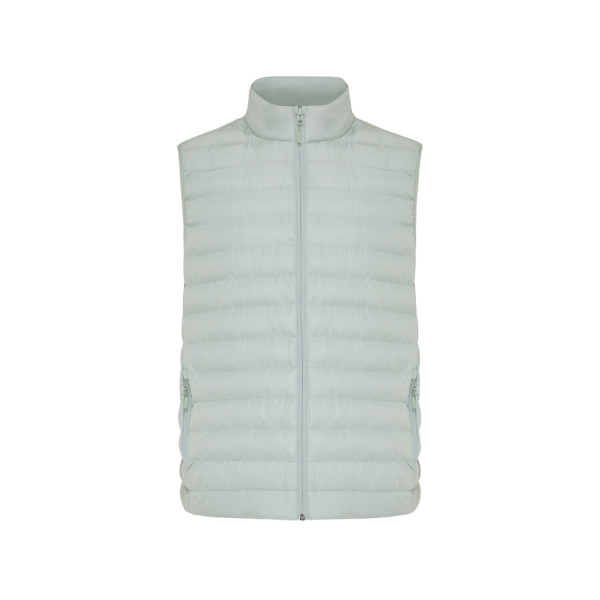 Iqoniq Meru Herren Bodywarmer aus recyceltem Polyester, Silbergrau