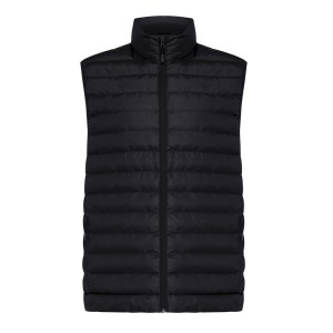 Iqoniq Meru Herren Bodywarmer aus recyceltem Polyester, Silbergrau - Reklamnepredmety