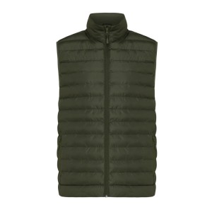 Iqoniq Meru Herren Bodywarmer aus recyceltem Polyester, Silbergrau - Reklamnepredmety