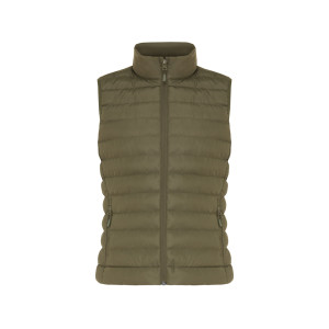 Iqoniq Meru Damen Bodywarmer aus recyceltem Polyester, beige - Reklamnepredmety
