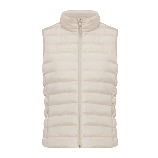 Iqoniq Meru Damen Bodywarmer aus recyceltem Polyester, beige