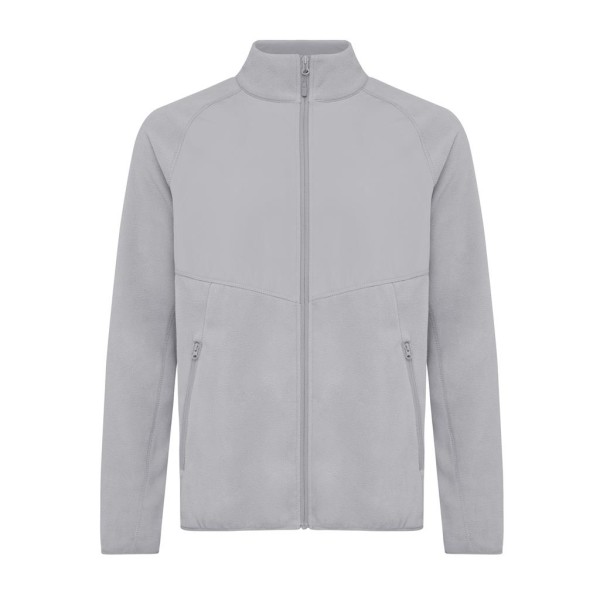 Iqoniq Talung Mikrofleece Jacke aus recyceltem Polyester, storm grey