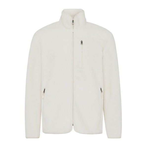 Iqoniq Diran Fleecejacke aus recyceltem Polyesterflor, neutral