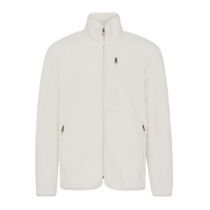 Iqoniq Diran Fleecejacke aus recyceltem Polyesterflor, neutral - Reklamnepredmety