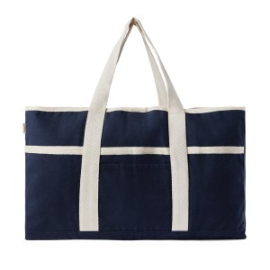 VINGA Volonne AWARE™ Strandtasche aus recyceltem Canvas, navy blau - Reklamnepredmety