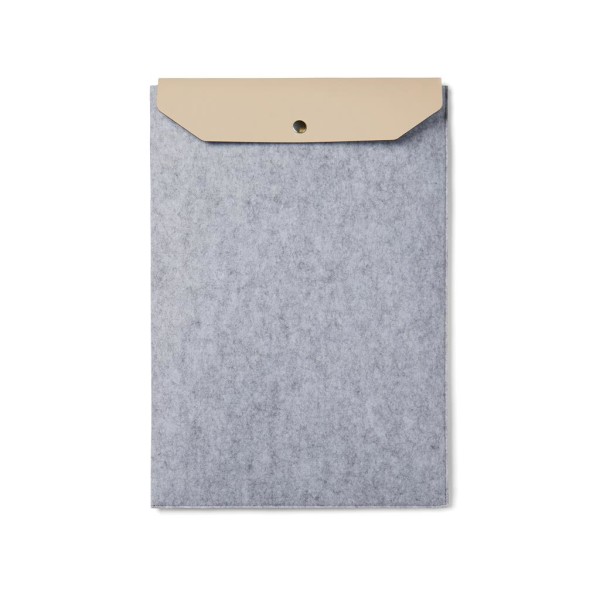 VINGA Albon 14" Laptop-Seeve aus GRS recyceltem Filz, grau