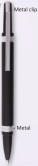 Kugelschreiber HZ 8897 - 178809-50-blc - variant A HZ 8897 METALIC BLACK