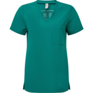 Damen V-Ausschnitt Stretch Kasack - Reklamnepredmety