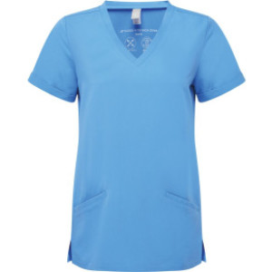 Damen V-Ausschnitt Stretch Kasack - Reklamnepredmety