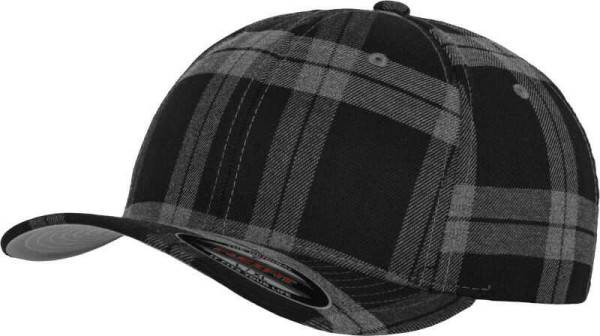 6-teilige Tartan-Plaid-Mütze