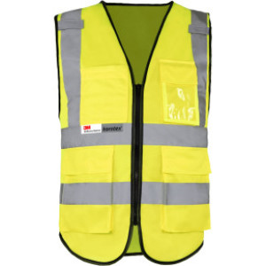 Hi-Vis Multifunktionsweste Munich - Reklamnepredmety