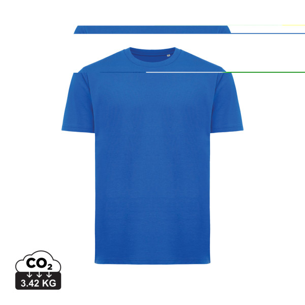Iqoniq Sierra Lightweight T-Shirt aus recycelter Baumwolle, ungefärbte helles Grün