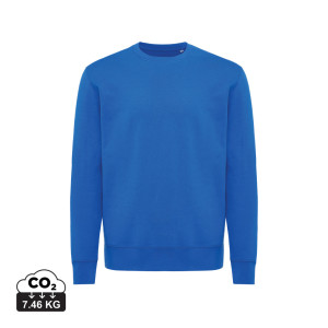 Iqoniq Etosha Lightweight Sweater aus recycelter Baumwolle, ungefärbte helles Anthrazit - Reklamnepredmety