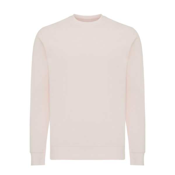 Iqoniq Etosha Lightweight Sweater aus recycelter Baumwolle, ungefärbte helles Anthrazit