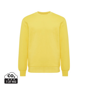 Iqoniq Etosha Lightweight Sweater aus recycelter Baumwolle, ungefärbte helles Anthrazit - Reklamnepredmety