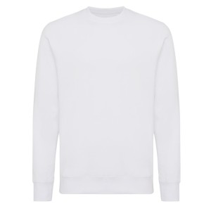 Iqoniq Etosha Lightweight Sweater aus recycelter Baumwolle, ungefärbte helles Anthrazit - Reklamnepredmety