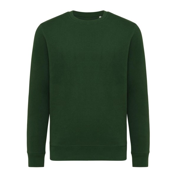 Iqoniq Etosha Lightweight Sweater aus recycelter Baumwolle, ungefärbte helles Anthrazit