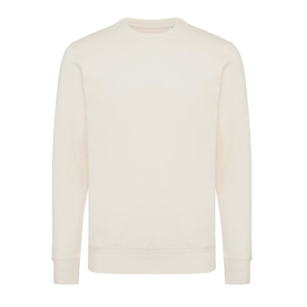 Iqoniq Etosha Lightweight Sweater aus recycelter Baumwolle, ungefärbte helles Anthrazit