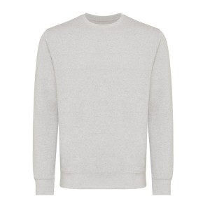 Iqoniq Etosha Lightweight Sweater aus recycelter Baumwolle, ungefärbte helles Anthrazit - Reklamnepredmety
