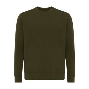 Iqoniq Etosha Lightweight Sweater aus recycelter Baumwolle, ungefärbte helles Anthrazit - Reklamnepredmety