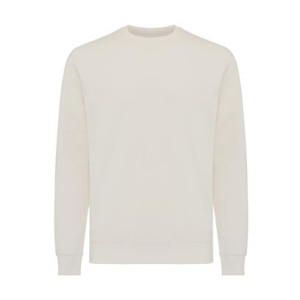 Iqoniq Etosha Lightweight Sweater aus recycelter Baumwolle, ungefärbte helles Anthrazit - Reklamnepredmety