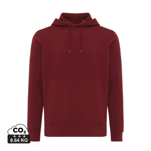 Iqoniq Rila Lightweight Hoodie aus recycelter Baumwolle, ungefärbte helles Grau - Reklamnepredmety