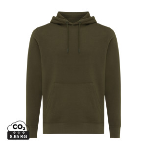 Iqoniq Rila Lightweight Hoodie aus recycelter Baumwolle, ungefärbte helles Grau - Reklamnepredmety