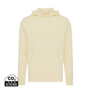 Iqoniq Rila Lightweight Hoodie aus recycelter Baumwolle, ungefärbte helles Grau - Reklamnepredmety