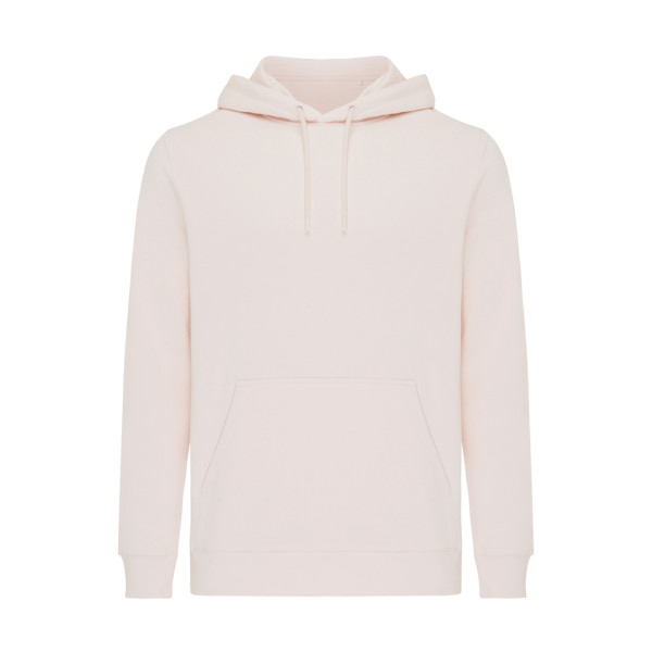 Iqoniq Rila Lightweight Hoodie aus recycelter Baumwolle, ungefärbte helles Grau