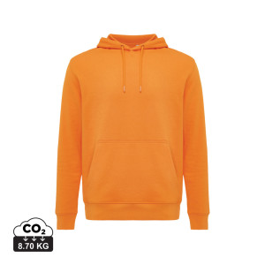 Iqoniq Rila Lightweight Hoodie aus recycelter Baumwolle, ungefärbte helles Grau - Reklamnepredmety
