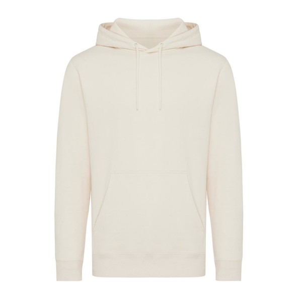 Iqoniq Rila Lightweight Hoodie aus recycelter Baumwolle, ungefärbte helles Grau
