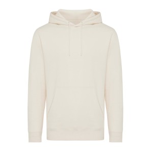 Iqoniq Rila Lightweight Hoodie aus recycelter Baumwolle, ungefärbte helles Grau - Reklamnepredmety