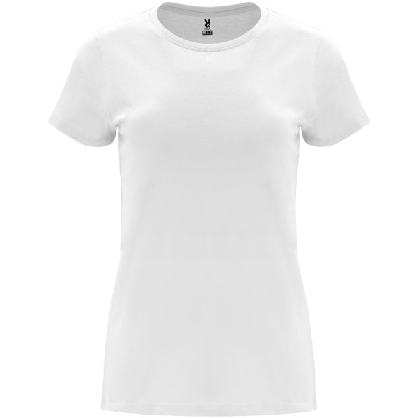 Capri-Damen-Kurzarm-T-Shirt