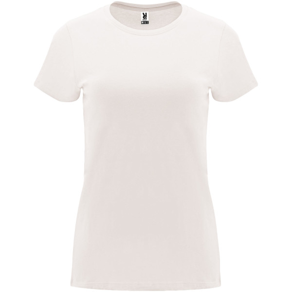 Capri-Damen-Kurzarm-T-Shirt