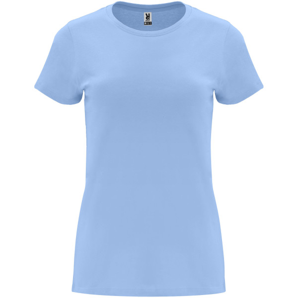 Capri-Damen-Kurzarm-T-Shirt
