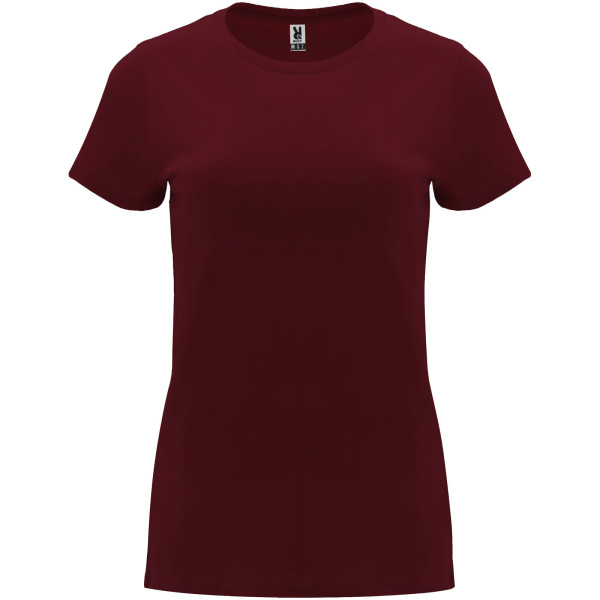 Capri-Damen-Kurzarm-T-Shirt