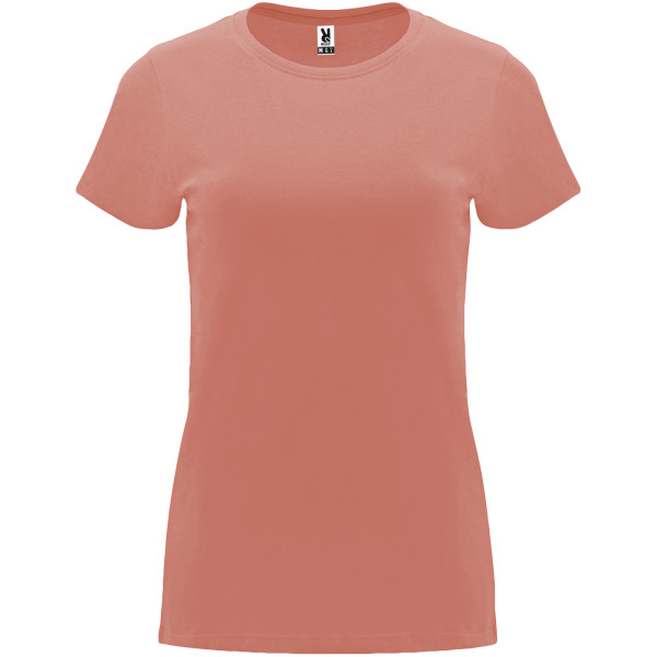 Capri-Damen-Kurzarm-T-Shirt