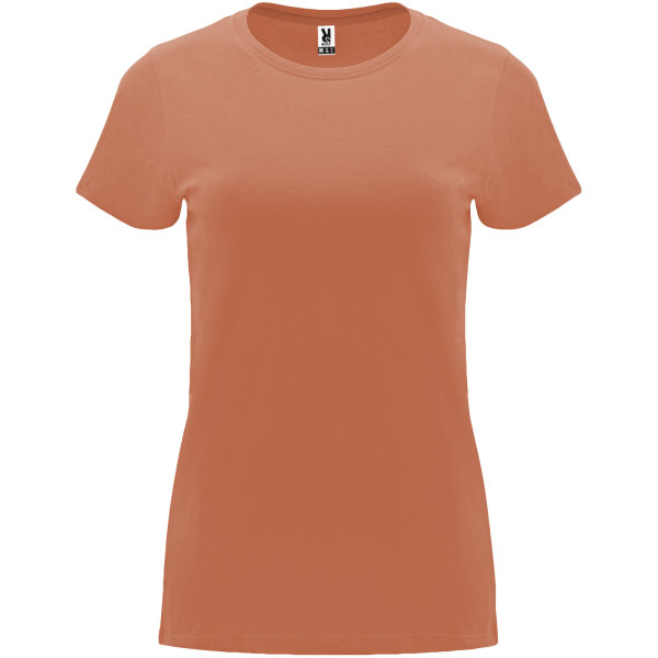 Capri-Damen-Kurzarm-T-Shirt