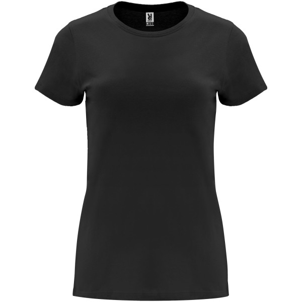 Capri-Damen-Kurzarm-T-Shirt