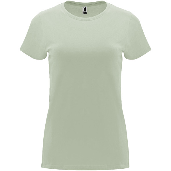 Capri-Damen-Kurzarm-T-Shirt